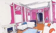 Décor pour le chateau de Star Academy