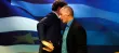 Jeroen Dijsselbloem, le patron de la Zone euro zone et le ministre grec des finances Yanis Varoufakis lors de leur conférence de presse commune le 30 janvier 2015.



