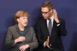 © AFP - La chancelière Angela Merkel et le Premier ministre finlandais Alexander Stubb


