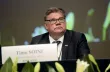 Timo Soini, le ministre des affaires étrangères finlandais et président du parti des Vrais Finlandais, à Helsinki le 6 juillet 2015.


