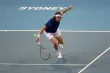 Stefanos Tsitsipas s'est rassuré sur l'état de son coude droit, samedi, en double face à la Pologne. (J. Prévost/Reuters)


