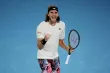 Stefanos Tsitsipas rejoint les demi-finales. (L. Elliott/Reuters)


