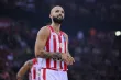 Evan Fournier sous les couleurs de l'Olympiakos. (V. Joly/L'Équipe)