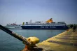 Des ferries à quai au port du Pirée, près d'Athènes, le 8 août 2025  -  Aris MESSINIS - Le Pirée (AFP)