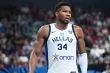 Giannis Antetokounmpo sous le maillot de la Grèce lors du dernier Euro. (A. Réau/L'Équipe)
