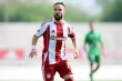 Mathieu Valbuena en Super League 2 avec l'Olympiakos B contre Panargiakos (2-1) le 18 octobre 2025 au centre d'entraînement de l'Olympiakos. (K.Lato /Eurokinissi / Icon Sport)
