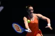 Maria Sakkari a battu Léolia Jeanjean au premier tour de l'Open d'Australie. (P. Lahalle/L'Équipe)