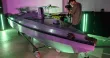 Un drone maritime sans pilote Magura V5 présenté par l'armée ukrainienne, à Kiev, le 11 juin 2024.