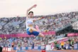 Militiadis Tentoglou a terminé premier du concours de saut en longueur ce mardi. (S. Boué/L'Équipe)