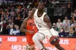 Mbaye Ndiaye sous le maillot de l'Asvel. (B. Papon/L'Équipe)