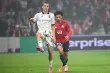 Giannis Konstantelias lors de la rencontre face à Lille en Ligue Europa. (A. Réau/L'Équipe)