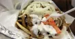 Un gyros dans un restaurant grec en Oklahoma, aux États-Unis.