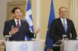 Le secrétaire d’Etat américain, Marco Rubio, et le ministre des affaires étrangères grec, George Gerapetritis, à Athènes, le 7 octobre 2026.