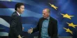 Jeroen Dijsselbloem et le ministre des finances grec, Yanis Varoufakis, le 30 janvier 2015, à Athènes.


