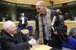 Wolfgang Schaeuble et Yanis Varoufakis, les ministres des Finances allemand et grec ©EPA


