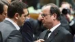 Alexis Tsipras et François Hollande, jeudi, à Bruxelles. Crédits photo : Geert Vanden Wijngaert/AP


