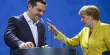 Angela Merkel et Alexis Tsipras ont voulu détendre l'atmosphère lundi, mais sans avancer sur les dossiers. (Crédits : Reuters)


