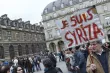 Manifestation en faveur des Grecs et de Syriza, le 15 février à Paris. (Photo Loïc Venance. AFP)


