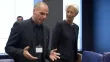 Yanis Varoufakis, ministre grec des Finances, et Christine Lagarde, directrice du FMI Crédits photo : Virginia Mayo/AP


