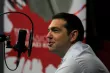 Alexis Tsipras lors d'une interviewe à la radio grecque Sto Kokkino. (Mercredi 29 juillet 2015)


