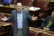 Panagiotis Lafazanis dirigera le parti Unité populaire, qui rassemblera une partie des anciens députés du parti Syriza opposés au nouveau plan d'aide négocié entre Athènes et ses créanciers.



