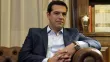 Alexis Tsipras présentant sa démission au président Prokopis Pavlopoulios.


