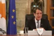 Nicos Anastasiades durant une conférence de presse télévisée au palais présidentiel à Nicosie, le 4 novembre.


