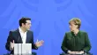 Le premier ministre grec, Alexis Tsipras et Angela Merkel, la chancelière allemande, à Berlin le 16 décembre. Crédits photo : TOBIAS SCHWARZ/AFP


