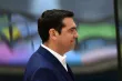 Le Premier ministre grec, Aléxis Tsípras, au siège de l'Union européenne, à Bruxelles, le 29 avril.



