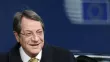 Le président chypriote Nicos Anastasiades lors d'un sommet européen à Bruxelles, le 14 décembre 2017


