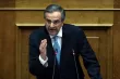 Antonis Samaras devant le Parlement grec, à Athènes, le 21 février 2018.


