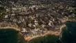 La station balnéaire de Mati, près d'Athènes, a été dévastée par les incendies, ici le 26 juillet 2018


