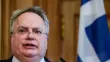 Le ministre des Affaires Etrangères grec Nikos Kotzias à Berlin le 29 mai 2018


