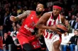 Zach Leday (à d.) et l'Olympiakos ont battu le Bayern. (Euroleague)


