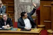 Le premier ministre grec, Alexis Tsipras, lors du vote sur le nouveau nom de la Macédoine, vendredi 25 janvier.


