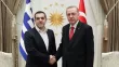 Le Premier ministre grec Alexis Tsipras et le président turc Recep Tayyip Erdogan à New York le 24 septembre 2018, sur une photographie transmise par la présidence turque.



