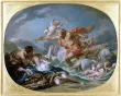 Neptune délivrant Amymone du satyre, François Boucher - 1764