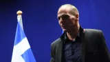 Le ministre des Finances grec, Yanis Varoufakis. Crédits photo : EMMANUEL DUNAND/AFP


