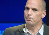 Critiqué et isolé, le ministre de l'Economie grec, Yabis Varoufakis, sauve les apparences mais perd un peu la main dans les négociations avec les créancier d'Athènes - AFP - Paul J Richards



