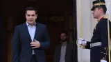 Alexis Tsipras, le premier ministre grec. Crédits photo : LOUISA GOULIAMAKI/AFP


