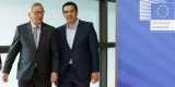 "Ne vous inquiétez pas, nous avons déjà payé 7,5 milliards d'euros donc nous continuerons", a déclaré Alexis Tsipras à propos des remboursements dus prochainement par la Grèce. (Crédits : FRANCOIS LENOIR)


