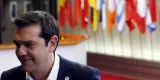 "La partie grecque poursuivra ses efforts, forte de l'arme robuste du verdict du peuple grec (...) qui s'est prononcé à une large majorité en faveur d'un accord viable pour mettre fin aux discussions et ouvrir la voie à une sortie de crise", a assuré Alexis Tsipras, à l'issue du sommet de la zone euro, mardi soir, à Bruxelles. (Crédits : FRANCOIS LENOIR)


