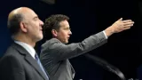 Le président de l'Eurogroupe Jeroen Dijsselbloem (D) vient de donner le coup d'envoi des négociations préalables à une troisième plan d'aide européen en faveur de la Grèce.


