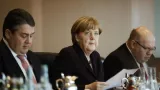 «Il y a urgence» à résoudre la crise des migrants, clame Angela Merkel. Crédits photo : Markus Schreiber/AP



