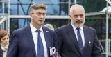 Andrey Plenkovich, le Premier ministre de la Croatie et Edi Rama le Premier ministre de l'Albanie.


