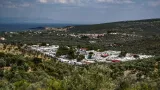 Moria, le principal camp de migrants sur l’île de Lesbos en Grèce, immortalisé pendant l’été 2018. ARIS MESSINIS/AFP


