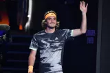 Stefanos Tsitsipas affrontera Mikael Ymer pour son entrée en lice. (P. Lahalle/L'Équipe)


