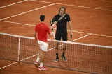 Novak Djokovic et Stefanos Tsitsipas se retrouvent en finale ce dimanche. (B. Papon/L'Équipe)


