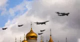 Pendant une répétition de la parade militaire du 9 mai à Moscou, le 4 mai. PHOTO / EVGENIA NOVOZHENINA / REUTERS


