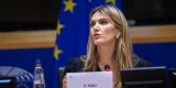Eva Kaili a été écrouée dimanche. © Eric VIDAL / EUROPEAN PARLIAMENT / AFP


